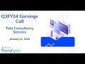 Tata Consultancy Services Earnings Call for Q3FY24