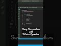 Swap two numbers with Bitwise Operator, C language Code, Staps of Coding.