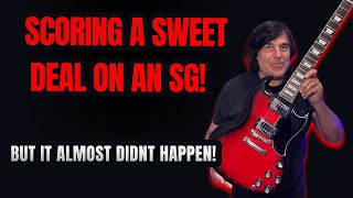 I Scored a Sweet Deal on This Gibson SG! But It Almost Didn’t Happen! #guitarshopping