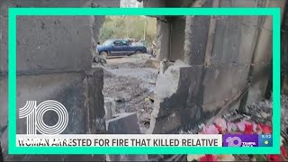 Woman accused of setting deadly fire to her family member's home