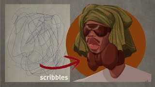 Creativity Hack: How I create art from scribbles