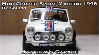 [Matthew's Garage 馬修車庫] EP.19 Solido - Mini Cooper Sport Martini 1998 1/18 Model Car Unboxing 模型車 開箱