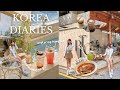 korea vlog🥯 cafe hopping in seoul, exploring hongdae yeonnamdong, aesthetic desserts, living alone