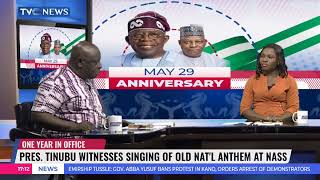 Pres. Tinubu Witnesses Singing Of Old National Anthem At Nass