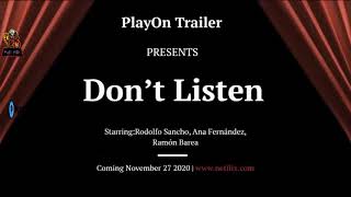 Don't Listen | Official | Trailer | 2020 | Full HD |