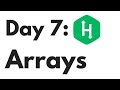 Day 7 |Arrays|Hackerrank Solution|Python