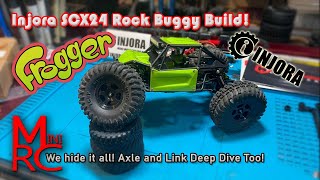 SCX24 - Injora Rock Buggy Full Build and Review! (plus link and axle deep dive!)