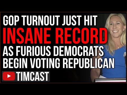 Democrats QUIT Party In HUGE Numbers, GOP Turnout NEARLY DOUBLES As ...