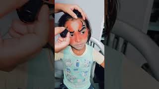 tiger makeup on child face #tiger #makeuptutorial #artist #viral #video