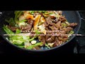 sufei kitchen 蚝油小炒牛肉 beef with oyster sauce