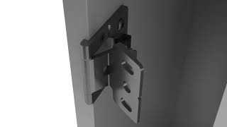 Cabinet Hinge “EASY” For Wood \u0026 Glass  - 8-10 or 14-16mm Doors