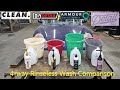 4 way Rinseless Wash Comparison