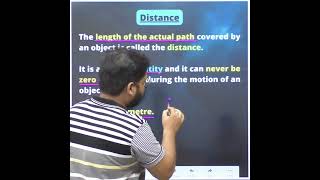 WHAT IS DISTANCE ? DEFINE DISTANCE 🔥🔥 #motion #motioninstraightline #shorts #physicsinoneminute