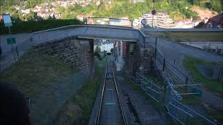 Eine Talfahrt mit der Sommerbergbahn in Bad Wildbad