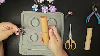 How To Make A Flower Silicone Bead Keychain