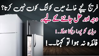 double door fridge niche cooling nahi kar raha hai | refrigerator not cooling in lower portion