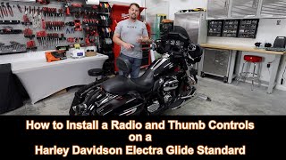 How to Install a Radio and Thumb Controls on a Harley Davidson Electra Glide Standard