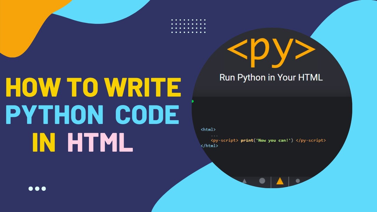 How To Use PyScript | Run Python In Your HTML - YouTube