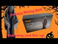 Spirit Halloween Animatronic | Creepy Rising Doll Unboxing, Set-up, and Demo!