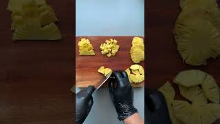 Pineapple Cutting-13-Fruit Carving @foodife #foodart #vegetablecarving #garnish