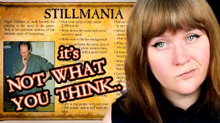 What is Stillmania? and why it's so misunderstood today...