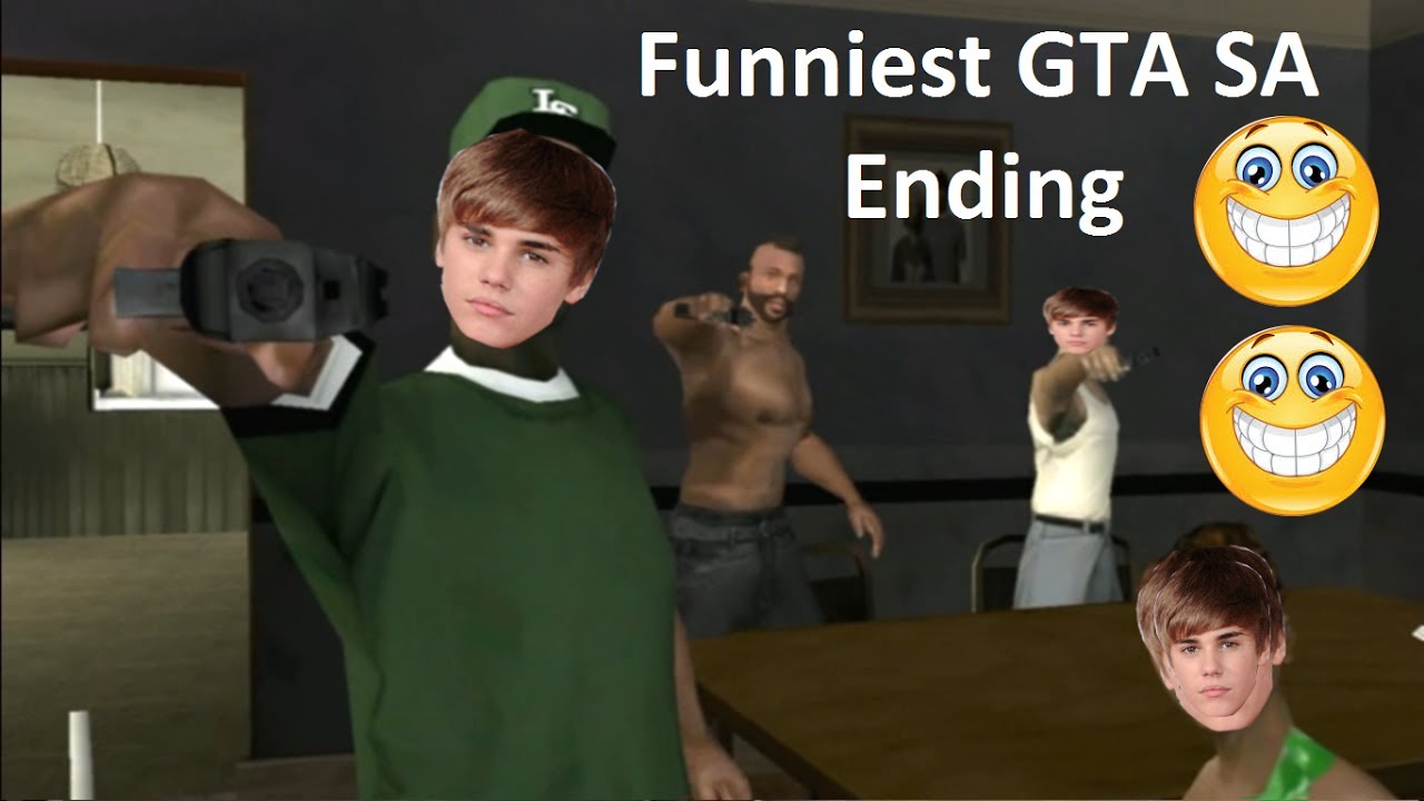 Gta San Andreas Ending Funny Youtube