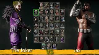 MK11 Ultimate All 37 Character Roster - different angle