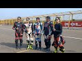 kari motor speedway cra academy. lady rider perfomance on race track india. professional lady biker.