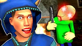 Hiding From Baldi in a Haunted Mansion! - Garry's Mod Gameplay