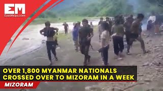 Scores of Myanmar refugees reach Mizoram