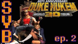 Duke Nukem 3D World Tour PS4 lets play ║ Episode 2 :  groovy ║ Super Vidya Brothers