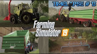 YOUNGTIMER - an powerful MB Trac during the CORN HARVEST! 🌽🚜💨|[LS19] -Timelapse # 13 Walchen Seasons