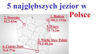 5 NAJGŁĘBSZYCH jezior w POLSCE