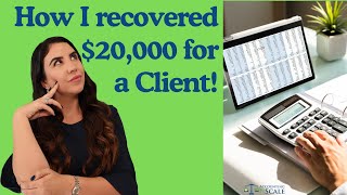 Manual Payroll - How I recovered $20,000 for a Client!