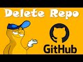 [GitHub] How to delete code repository (Project) on Github