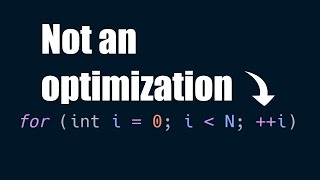 These Micro Optimizations Don't Make Your C/C++ Faster