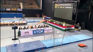 Artistic Gymnastics World Cup Szombathely 2020 Jasmin Mader AUT Uneven Bars