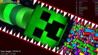 slither.io LUCKY . slitherio Gameplay video . snake funny  game . wormate fast Moments . OMG. #1 ios