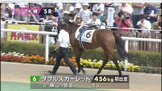 【パドック】 単勝1.8倍 池江 泰寿厩舎のレザネフォール 2019年7月28日（日曜） 1回札幌2日 5R メイクデビュー札幌 芝 1800m