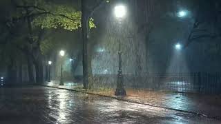Relaxing rain sounds help sleep well, relax and concentrate