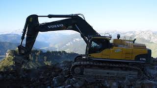 Volvo EC700C ripping