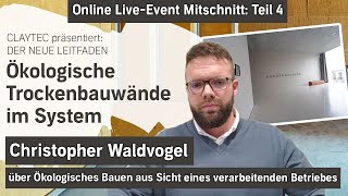 CLAYTEC präsentiert: Ökologische Trockenbauwände im System - Teil 4 | Online Live-Event