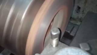 Brake disk recovery on a lathe