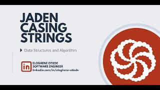 SOLVED & EXPLAINED | Jaden Casing Strings JavaScript | Data Structure & Algorithm