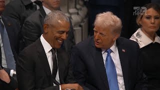 Top News - Trump ‘flirton’ me Obamën / Videoja bëhet virale: Nuk e dija që më pëlqente!