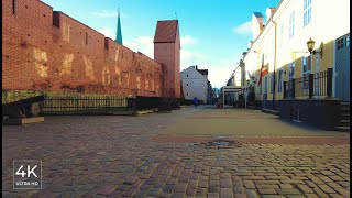 Riga Old Town Walking Tour, Latvia - ASMR [4K]