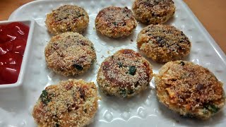 Raw Banana Cutlet recipe | કાચા કેળા ની કટલેટ | Kachhe kele ke cutlets - Banana kabab gujarati