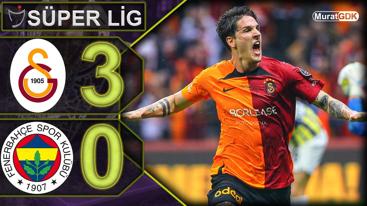 GALATASARAY 3-0 FENERBAHÇE / ŞAMPİYON'UN ZANIOLO 'SU VAR ! SÜPER LİG 37 ...