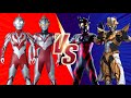 Ultraman Arc Vs Ultraman Ribut Vs Zero Darkness Vs Absolute Tartarus ウルトラマン ファイティングエボリューション0 #ウルトラマン