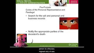 Chapter 8 The Personal Representative